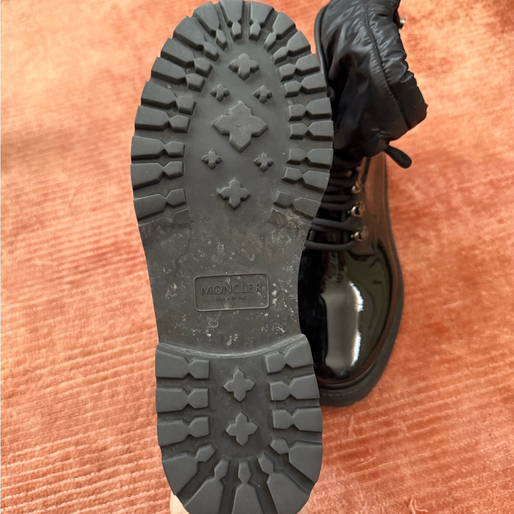 Moncler Women's Black Rain Boots - Picture 4 of 5